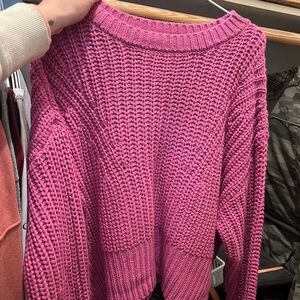 Pink Knit Sweater